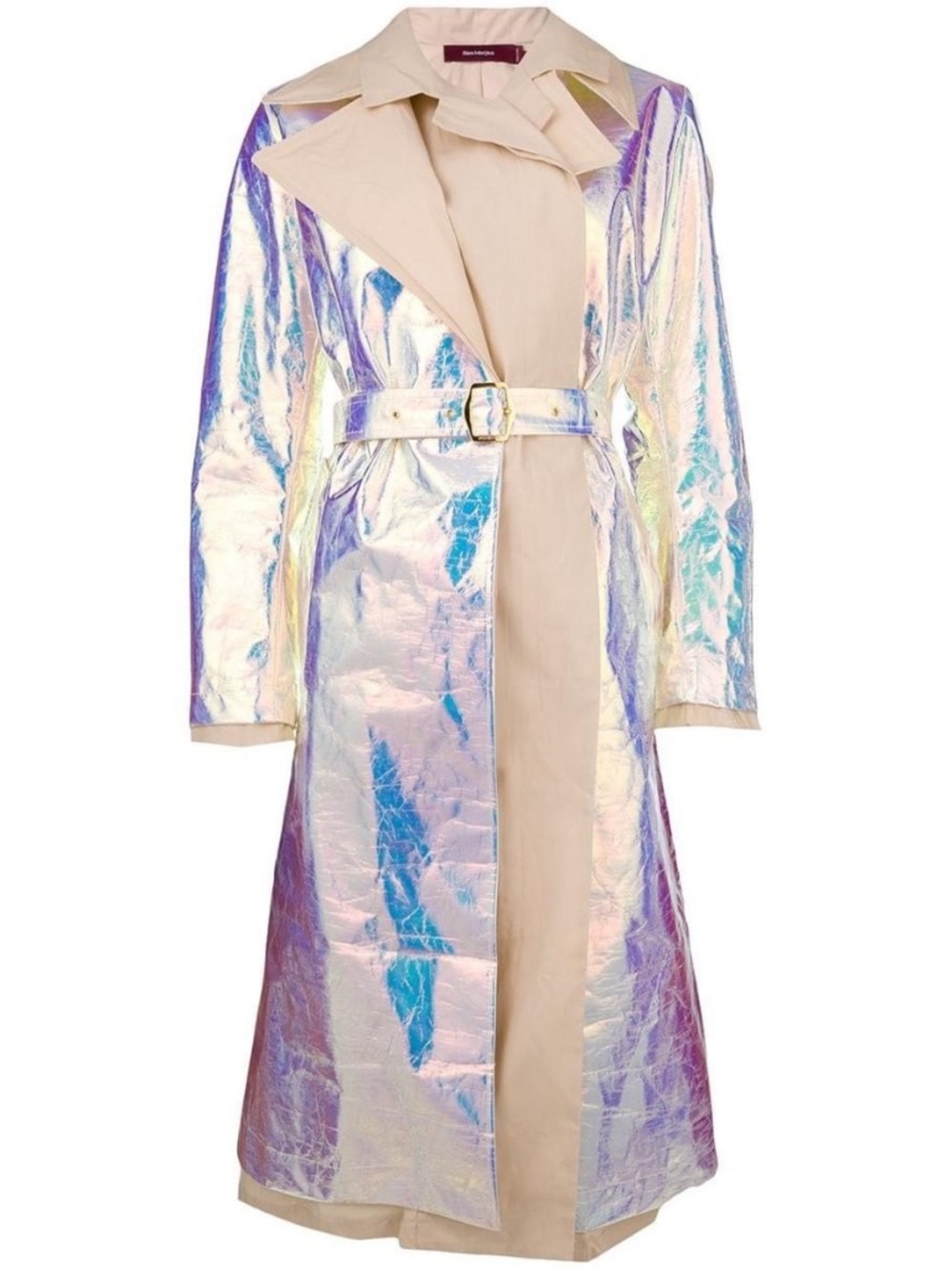 Sies Marjan Devin Iridescent Trench Coat